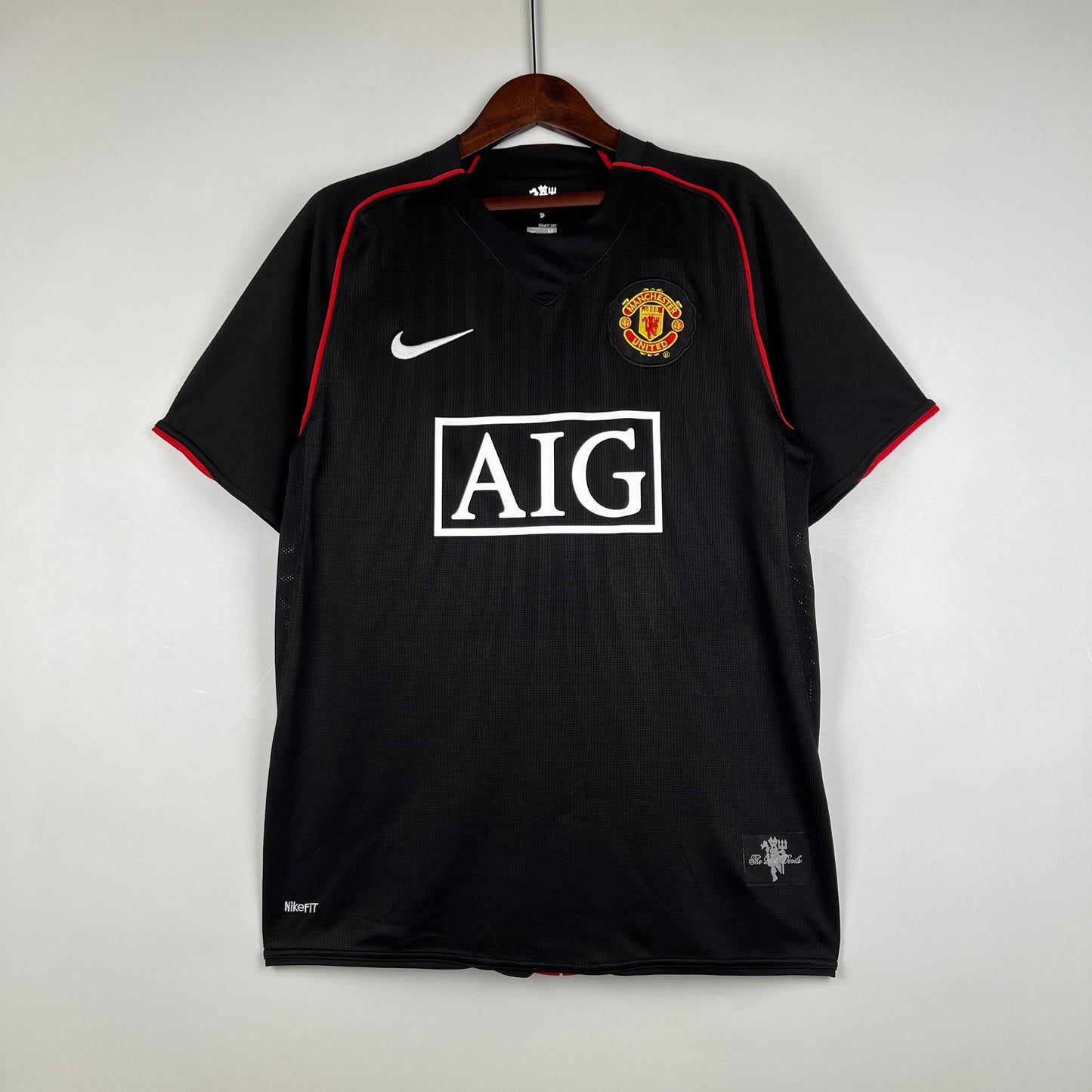 Camiseta Manchester United Negra 2007/08 | Retro