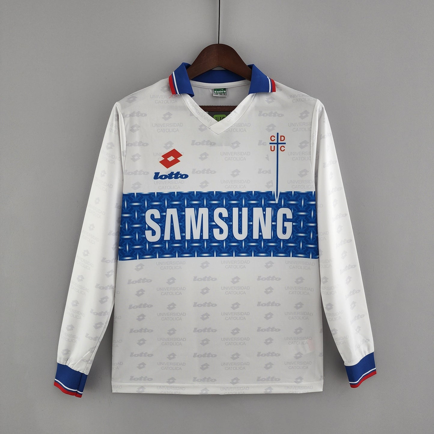 Camiseta Universidad Católica 1996 Tercer kit Manga larga | Retro