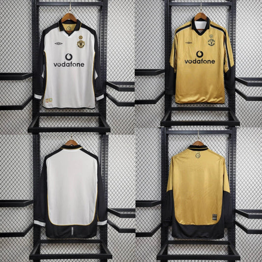 Camiseta Centenario Manchester United 2024-25 manga larga reversible | Versión fan