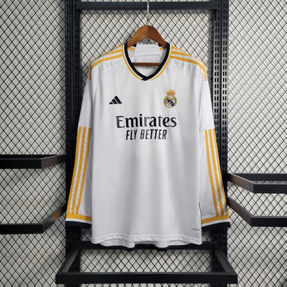 Camiseta Real Madrid Local 2023/24 | Version Fan Manga Larga