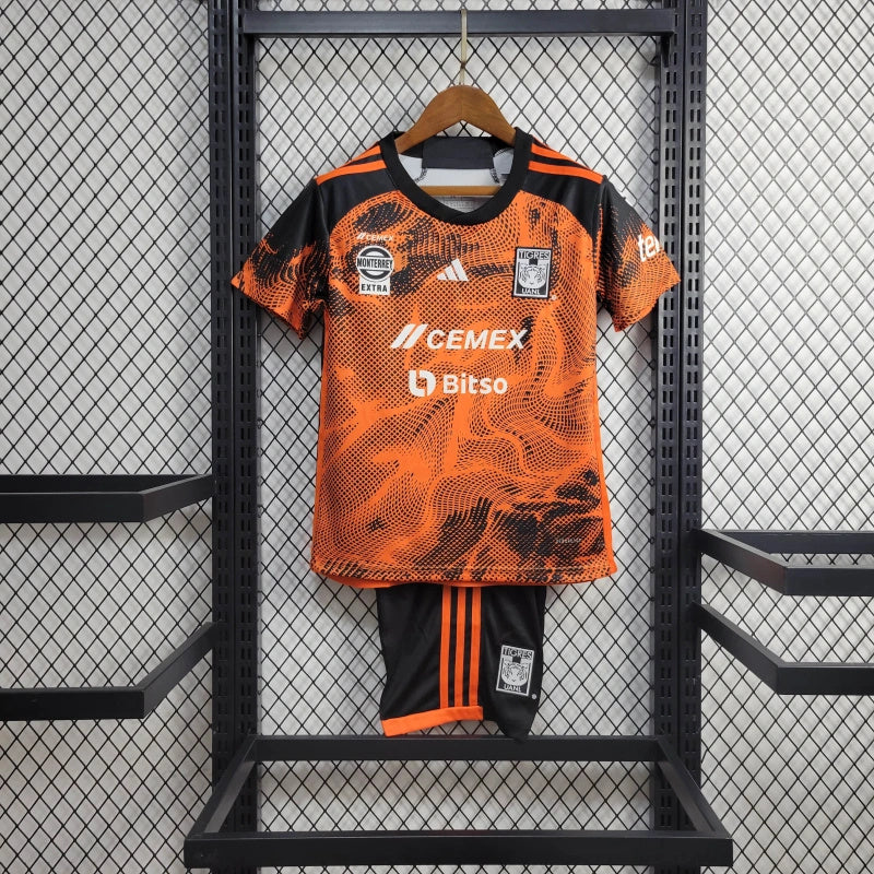 Conjunto niños Tigres tercer kit 2024/25