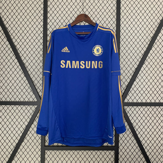 Camiseta Chelsea 2012/13 Local | Manga larga Retro