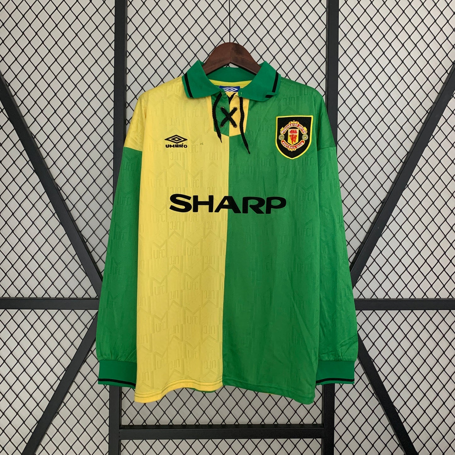 Camiseta Mancheter Unite 1992/94 Visita Tercer Kit | Manga larga Retro