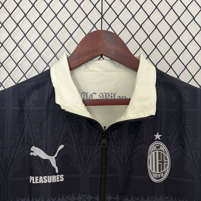 Cortavientos AC Milan Trench Coat Reversible