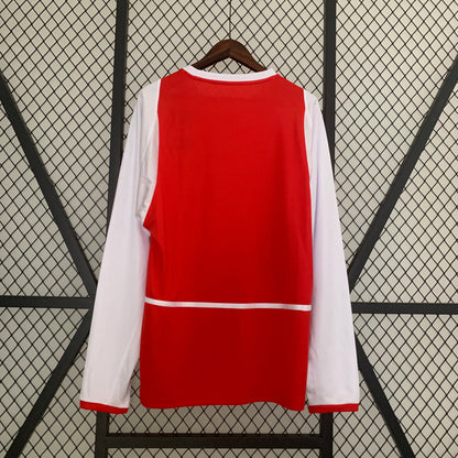 Camiseta Arsenal 2002/04 Local | Manga larga Retro