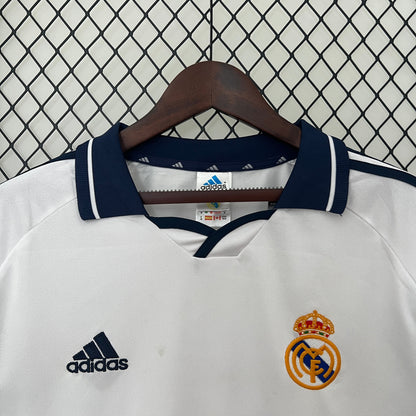 Camiseta Real Madrid 00/01 Local | Versión Fan Manga Larga