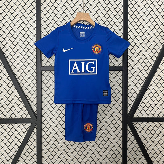 Conjunto niños Manchester United Tercer Kit 2007/08 | Retro