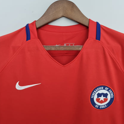 Camiseta Selección Chile Bi Campeón de América 2016 Local | Retro