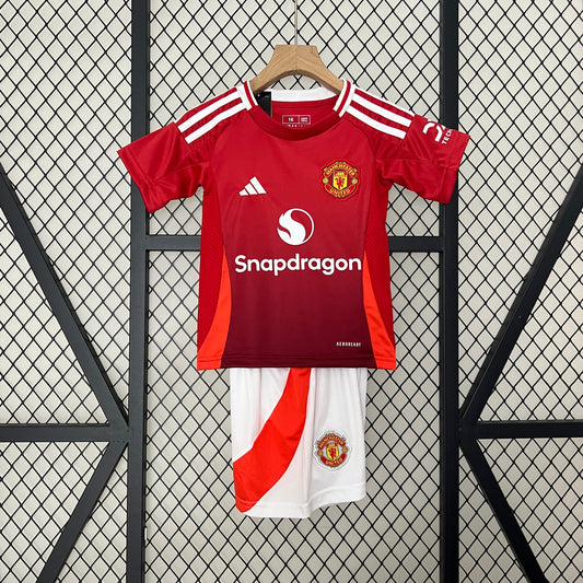 Conjunto niños Manchester United Local 2024/25