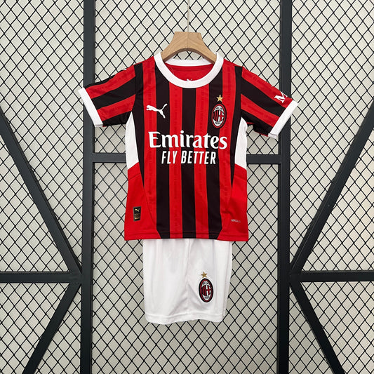 Conjunto niños Ac Milan Local 2024/25