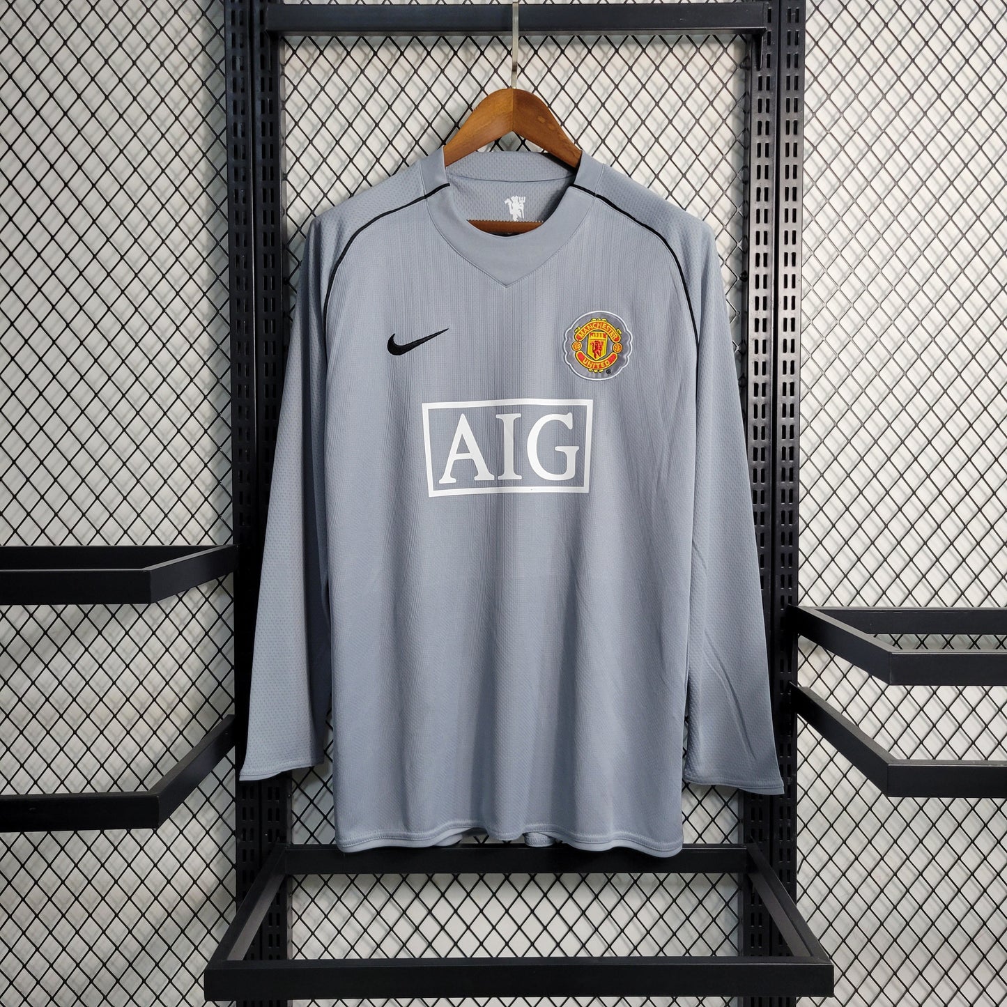 Camiseta Manchester United 2007/08 Arquero | Manga larga Retro