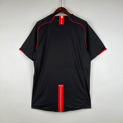 Camiseta Manchester United Negra 2007/08 | Retro